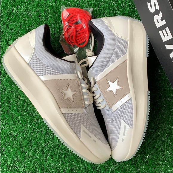 CONVERSE RUN STAR OX PURE PLATINUM/VINTAGE WHITE M - Picture 15 of 16